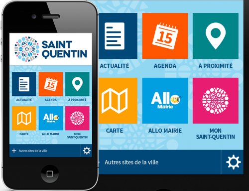 Application mobile de la ville de Saint-Quentin