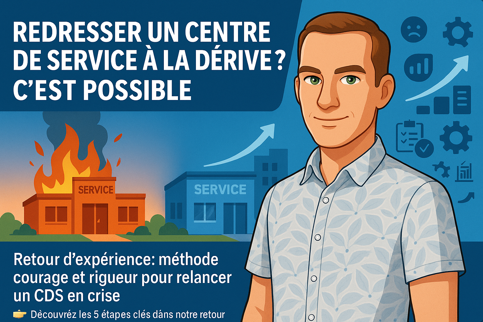 Comment redresser un centre de service en difficulté ?